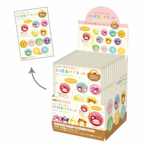 【先行受注】サンリオキャラクターズ シークレット刺繍缶マグネット　フルーツ／12個入BOX