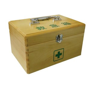 リーダー 木製救急箱 Lサイズ 782616