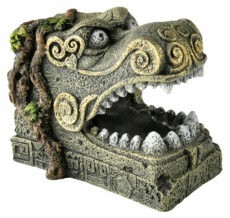 [ペットライブラリー] aquaneru　アクアリウムオーナメント　蛇の石像
