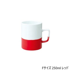 43518 波佐見焼 dip mug cup(ディップマグカップ) F 250ml レッド
