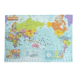 東京カートグラフィック ハンカチ 世界地図 HKMW