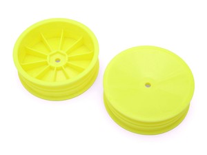 G-FORCE Front dish Wheel 2.2 for carpet tire(Yellow) GOP125