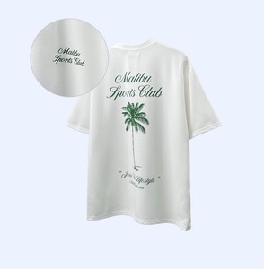 【2024春夏新作】椰子の木プリントTシャツ