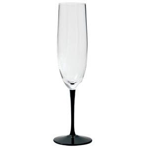 ◆大人のグラス◆ ブラックステム フルートグラス【ワイン】【シャンパングラス】