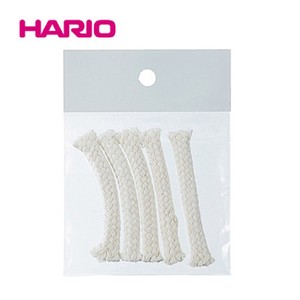 『HARIO』 コーヒーサイフォン用・ミニフォン用ランプ芯（5本入り）（ハリオ）