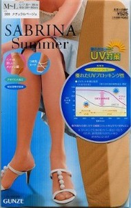 グンゼ【SABRINA Summer】UV対策パンスト