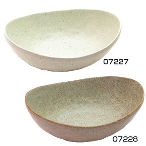 ■美濃焼陶器単品　■風趣　白釉カレー皿・灰釉カレー皿