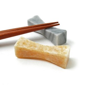 【在庫限り】石製箸置/長形 (灰・橙)