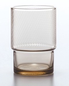《日本製》スタックタンブラー アーシースモークライト(250ml)【HS】【強化グラス】【グラス】【お冷】