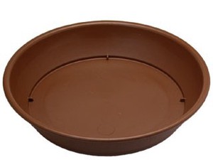 【植木鉢の受け皿です】ビオラデコ受皿8号　チョコブラウン