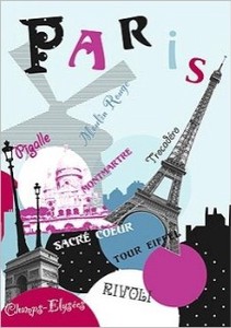 フランス直輸入■ポストカード■Crazy Paris