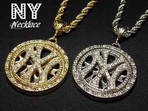 Rhinestone Necklace/Pendant Necklace Men's