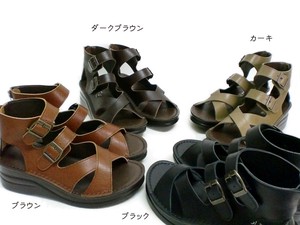 Sandals Spring/Summer Natural L Genuine Leather M 5-colors New Color