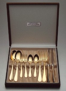Cutlery Gift 24-Karat Gold Made in Japan