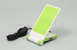 【ATC】USBポート付携帯ホルダーグリーン [076560]