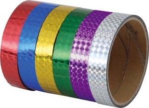 【ATC】ホログラムテープ 8M巻10本 紫 [014093]