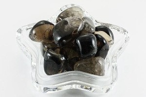 【天然石 置き石】タンブル型 (小) スモーキークォーツ 1kg