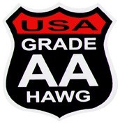 ステッカーNo,002  GRADE AA　HAWG　輸入アメリカン雑貨　スタンダード