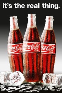 ■輸入ポスター■610X915mm★ Coca-Cola - real thing