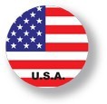 国旗缶バッジNO. CBFG-009　U.S.A（アメリカ）