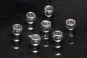 【パーツ】つぶし玉 (銀色) 3mm (5.0g/約100粒)