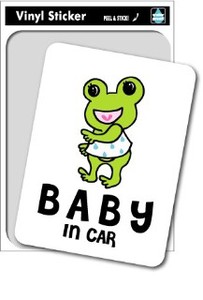 Baby in car レトロちゃん　ベビーインカー 車