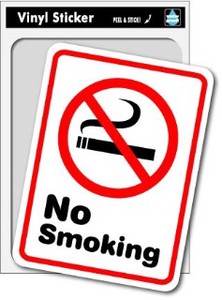 No Smoking 禁煙ステッカー　車