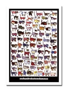 インテリアアート/Vittorio/100 Cats and a Mouse