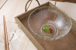 アルカード 20cmガラスボウル【ガラス】[中国製/洋食器]