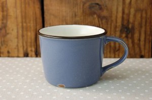 Mino ware Enamel Mug Blue Western Tableware Made in Japan
