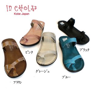 Sandals Flat L Genuine Leather M New Color