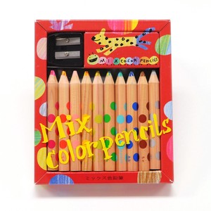 【2色が1本になった風合い豊かな色鉛筆】 ミックス色鉛筆（10本入り）
