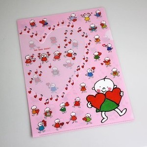 Filing Item Heart Music Note Clear Made in Japan