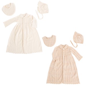 婴儿服 棉 有机 3件每组 日本制造