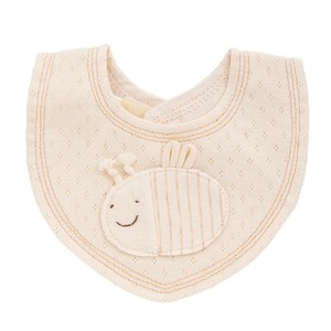 婴儿围兜 棉 有机 日本制造