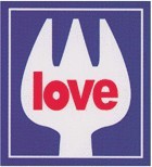 LS-012/Love Fork/Loveステッカー