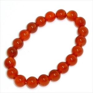 【天然石ブレスレット】赤メノウ(赤瑪瑙)(10mm)ブレス【天然石 メノウ】