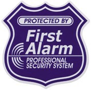 SQ-004/First alarm/SECURITYステッカー