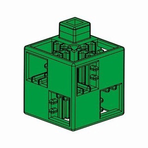 【ATC】アーテックブロック 基本四角24PCSセット緑[77745]