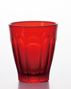 《日本製》パレット　レッドM(280ml)【グラス】【タンブラー】【ジュース】