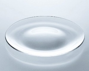 《イタリア製》ヴェトリ・デレ・ヴェネツィア　フルムーン　プレート28 (直径280mm)【ガラス皿】
