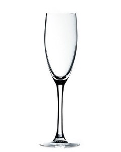 《フランス製》アルク　カベルネ　フルート160 (160ml)　【シャンパングラス】