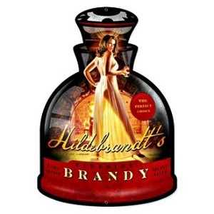 セール品【スティールサイン】【ピンナップ ガール】Greg Hildebrandt Fireside Brandy PT-HB-017
