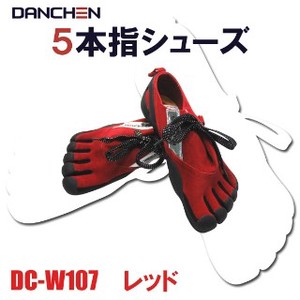 FJK DANCHEN 5本指シューズ DC-W107 レッド 37(23.5cm)
