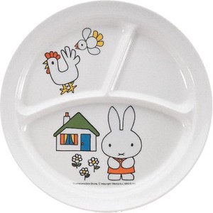 午餐盘 圆形 Miffy米飞兔/米飞