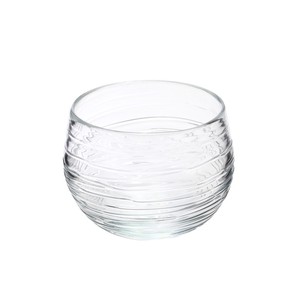 【特価品】ガラス単品　糸巻きガラスいっぷく碗 クリア