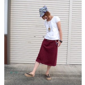 【SALE商品】ブータン布パイピングスカート