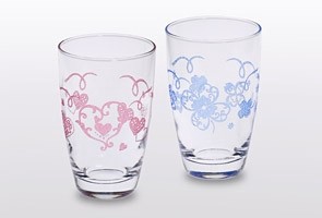 Cup/Tumbler Heart Water Set Clover Made in Japan