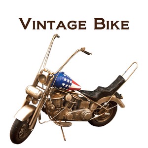 【7月中旬頃再入荷予定】ヴィンテージバイク［Old バイク］＜アメリカン雑貨＞