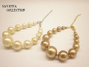Necklace/Pendant Pearl Gradation Cotton Made in Japan